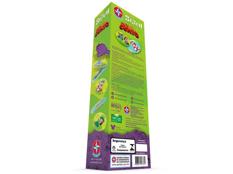 Jogo Tapa Certo Disney Stitch Estrela - Outros Jogos - Magazine Luiza